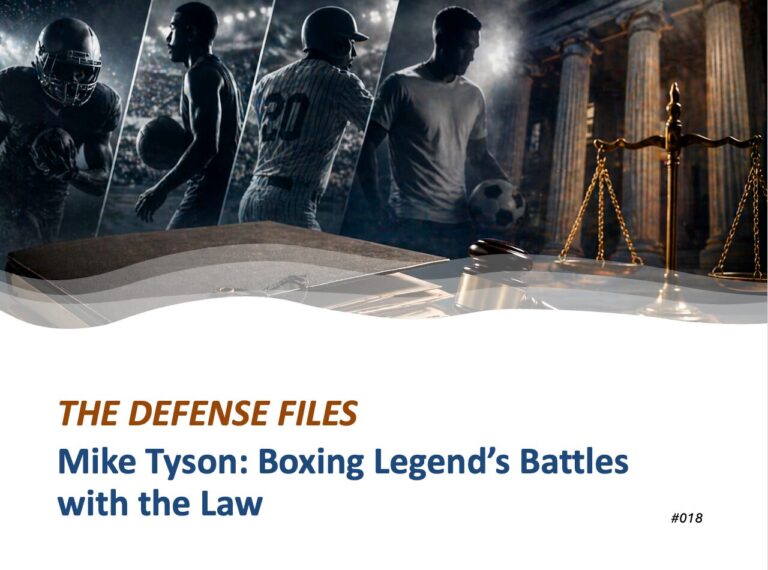 Mike Tyson: Boxing Legend’s Battles with the Law
