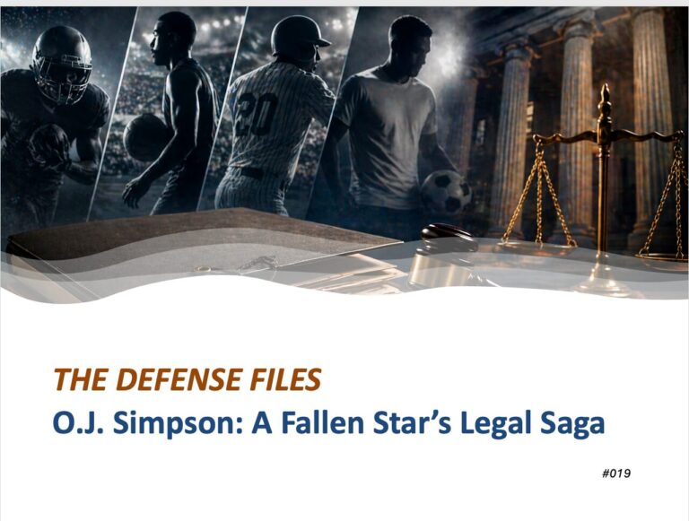 O.J. Simpson: A Fallen Star’s Legal Saga