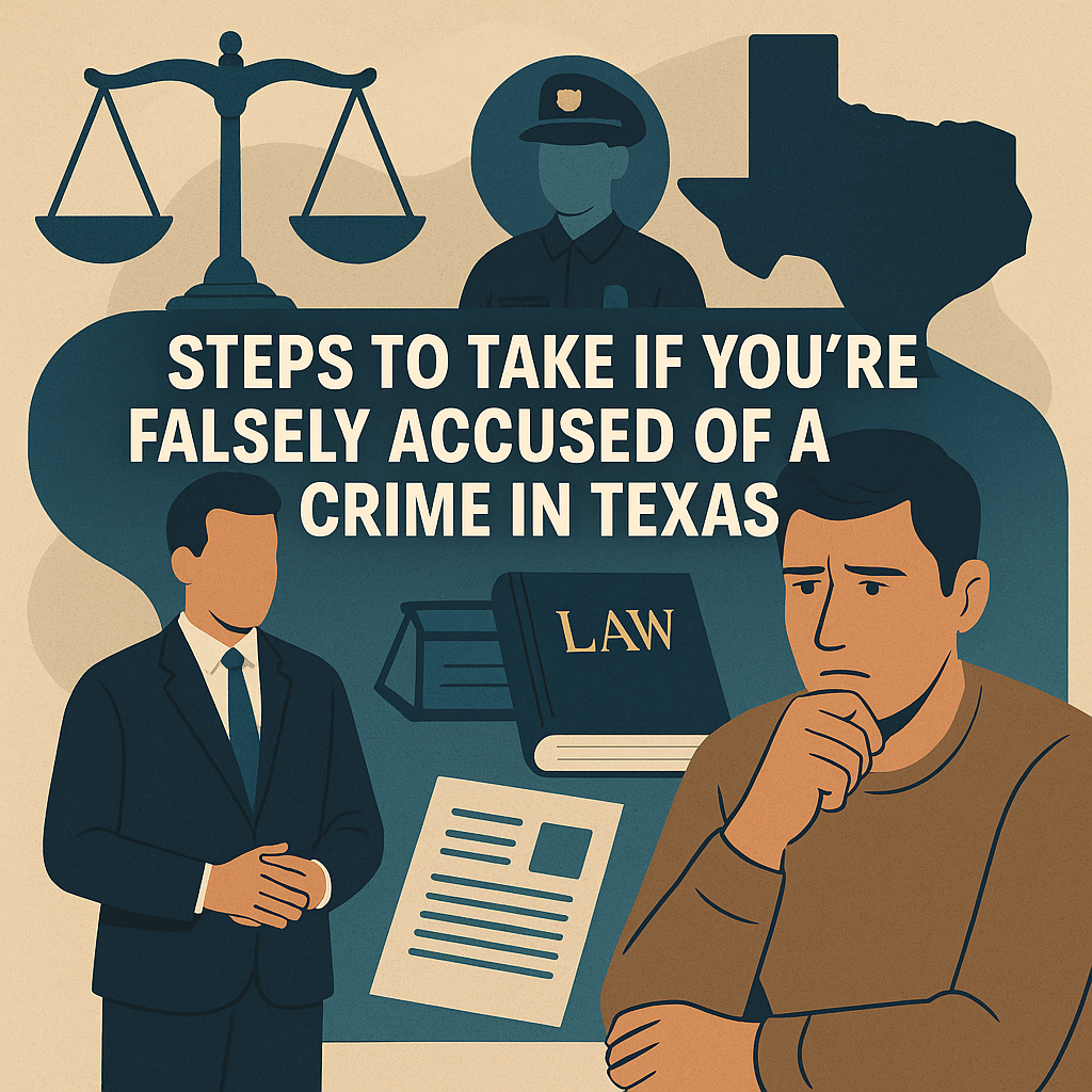 Steps to Take If You're Falsely Accused of a Crime in Texas