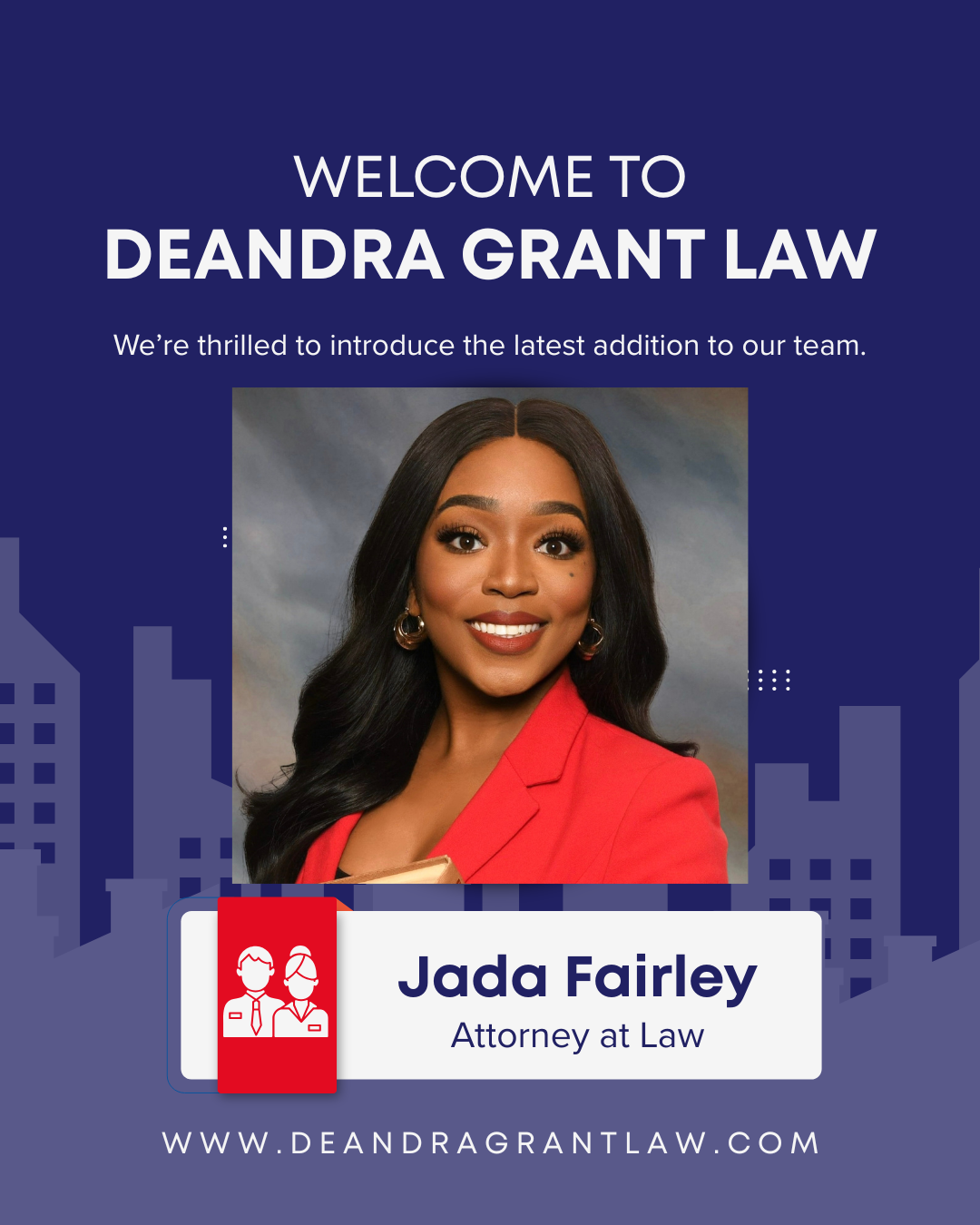 Welcoming Attorney Jada Fairley: A Passionate Advocate for Justice in Texas