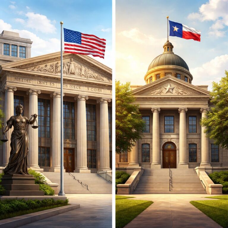 Federal vs. State Charges in Texas: Understanding the Critical Differences