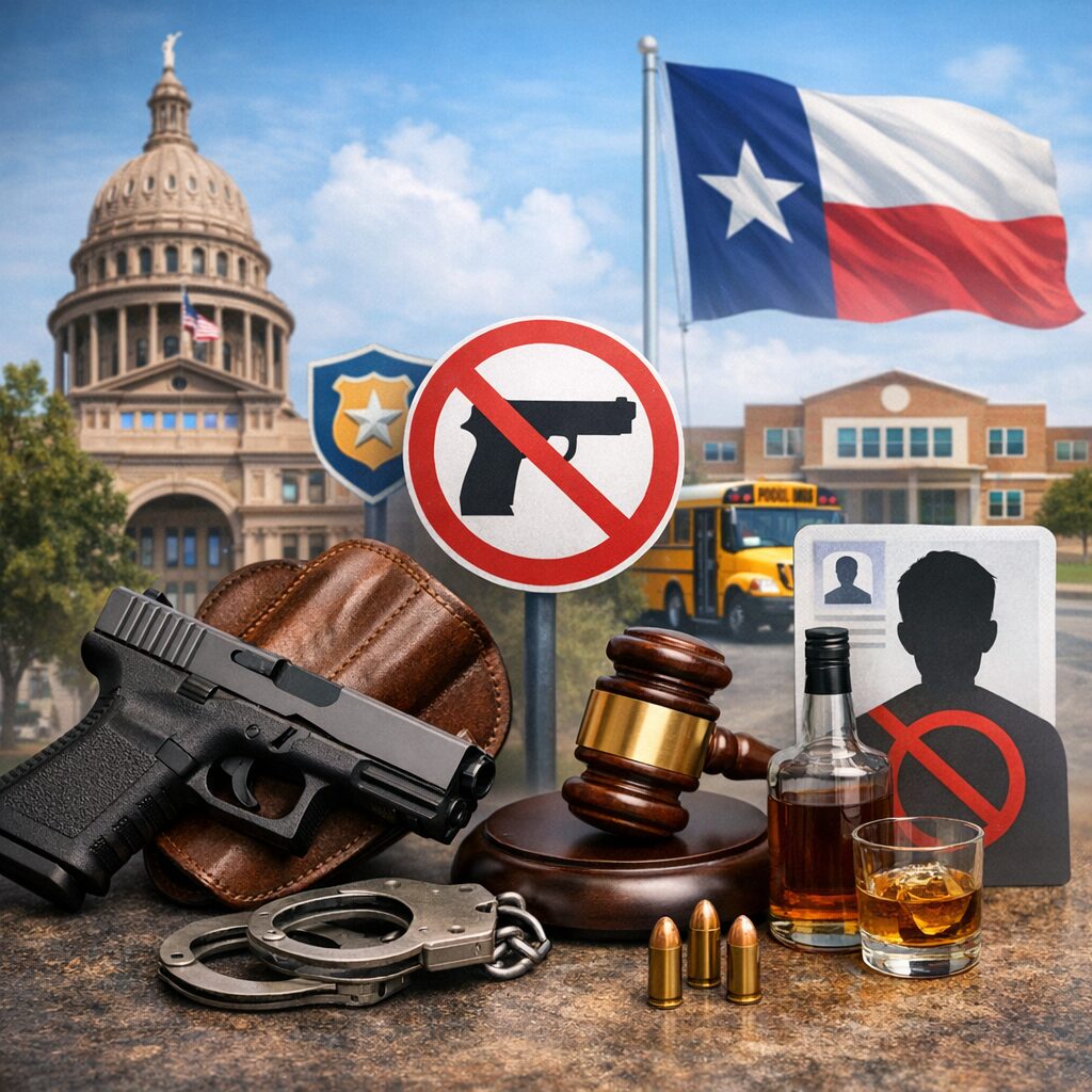 Permitless Carry in Texas After HB 1927: What’s Legal, Who’s Still Prohibited, and Where You Still Can’t Carry