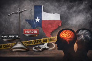 Manslaughter vs. Murder in Texas: The Mental State That Changes Everything