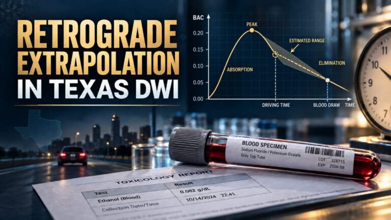 Retrograde Extrapolation in Texas DWI