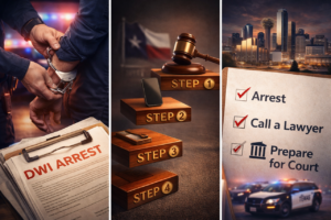 What to Do After a DWI Arrest in Texas: A Step-by-Step Guide