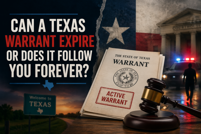 Can a Texas Warrant Expire or Does It Follow You Forever?