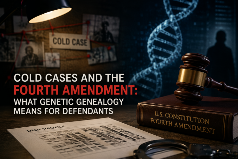 Cold Cases and the Fourth Amendment: What Genetic Genealogy Means for Defendants