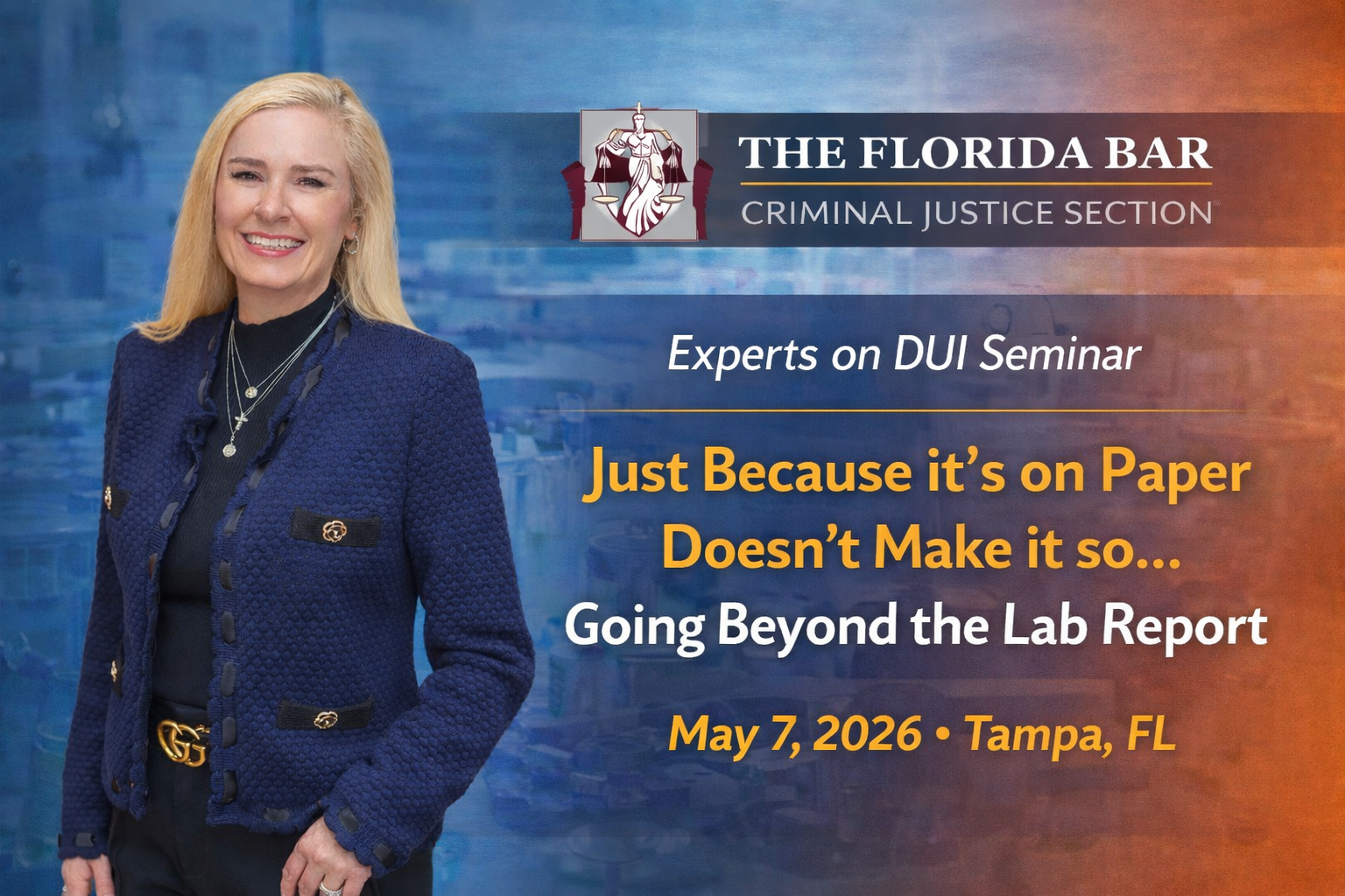 DWI Defense Expertise Recognized at National Criminal Justice Seminar