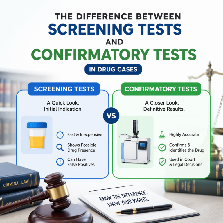 The Difference Between Screening Tests and Confirmatory Tests in Drug Cases