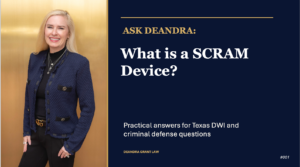 Ask Deandra: What Is a SCRAM Device?