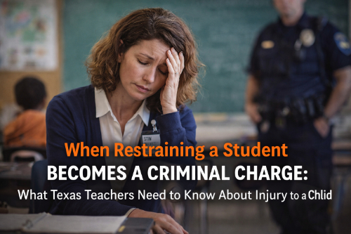 When Restraining a Student Becomes a Criminal Charge