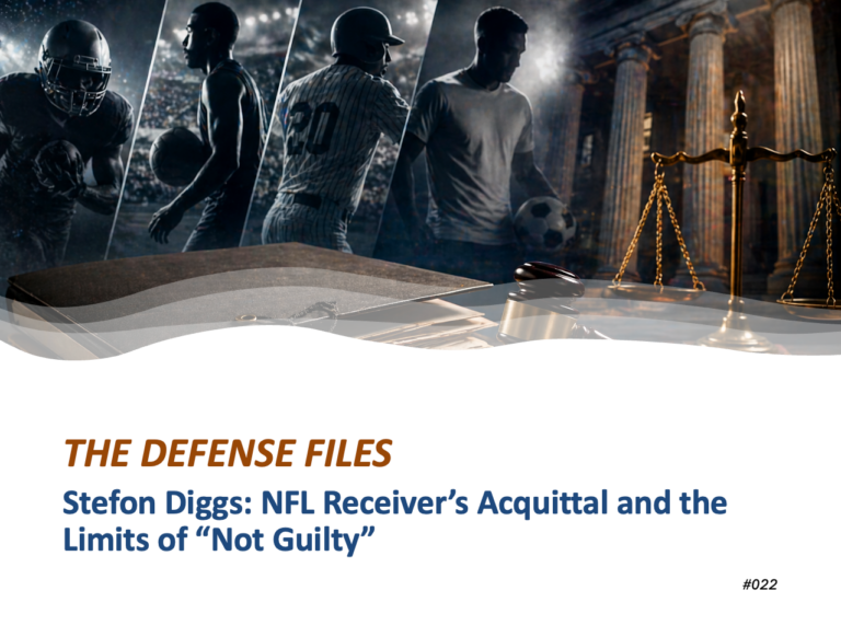 Stefon Diggs: NFL Receiver’s Acquittal and the Limits of “Not Guilty”