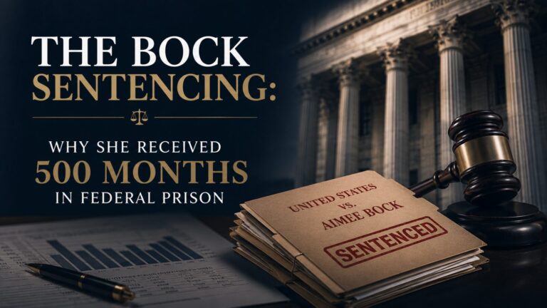The Bock Sentencing: Why She Received 500 Months in Federal Prison