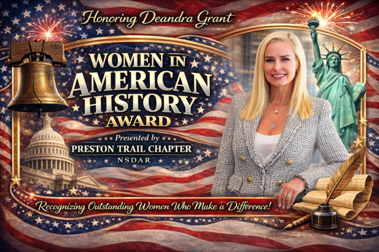 Deandra Grant Awarded NSDAR Women in American History Award