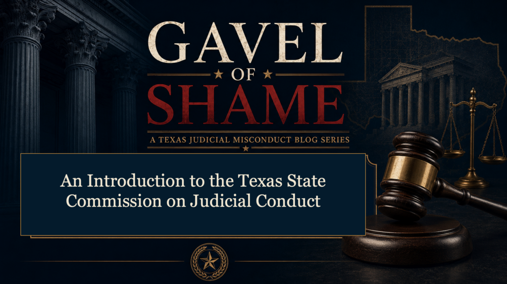 Who Polices the Bench? Inside the Texas State Commission on Judicial Conduct