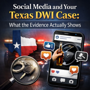 Social Media and Your Texas DWI Case What the Evidence Actually Shows