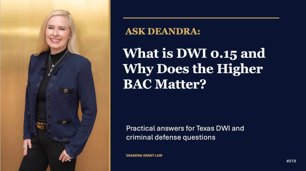 019 – DWI 15