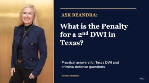 022 – DWI 2nd