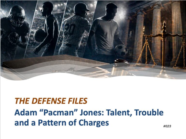Adam “Pacman” Jones: Talent, Trouble, and a Pattern of Charges