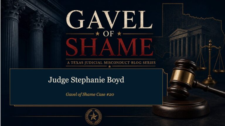 The Judge Had a YouTube Channel: A Public Warning Over a Livestreamed Courtroom and Conduct From the Bench