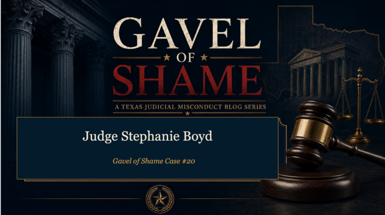 The Judge Had a YouTube Channel: A Public Warning Over a Livestreamed Courtroom and Conduct From the Bench