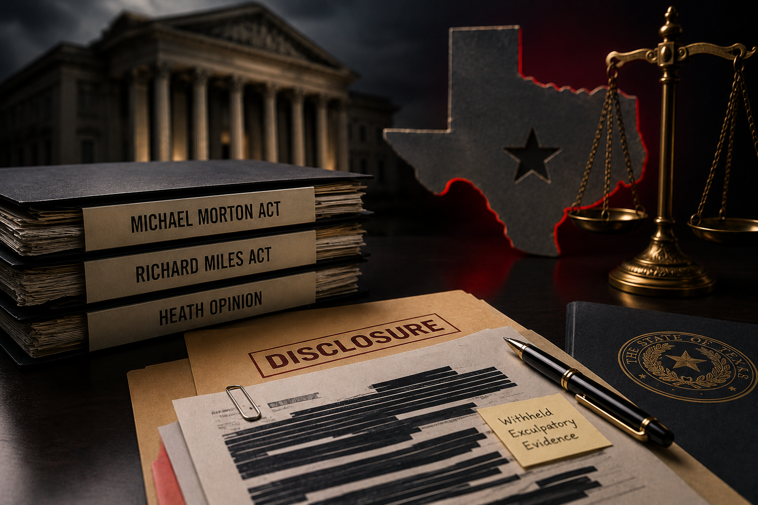 The Michael Morton Act, the Richard Miles Act and the Heath Opinion Now Under Fire