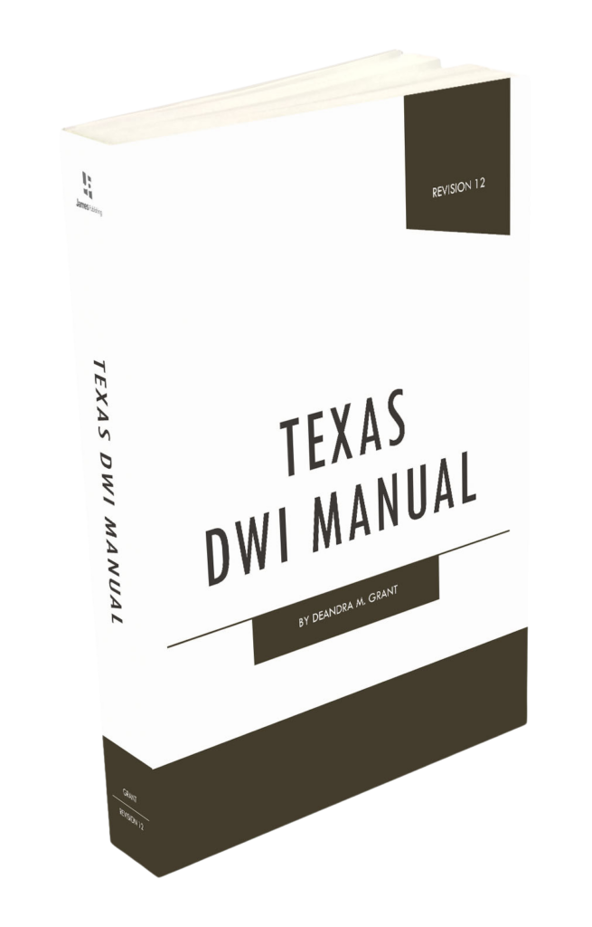 The Texas DWI Manual cover