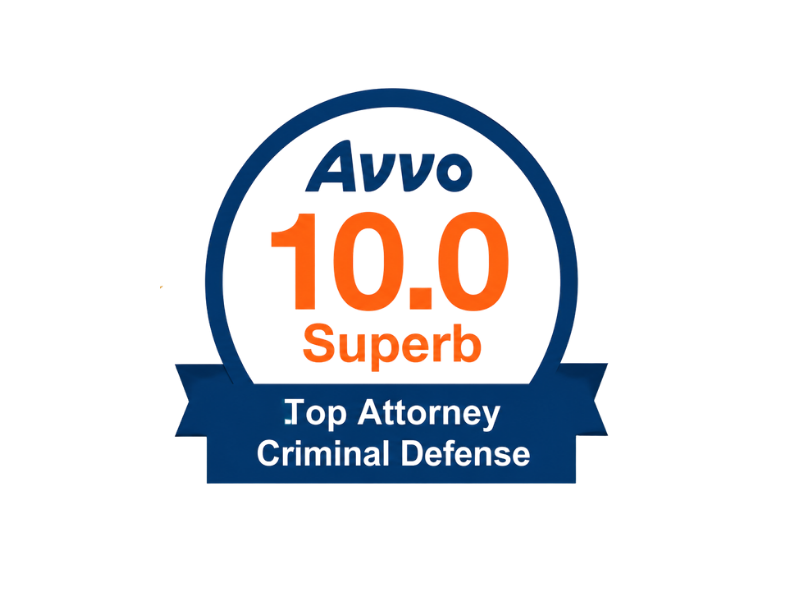 Avvo 10.0 Superb – Top Attorney Criminal Defense