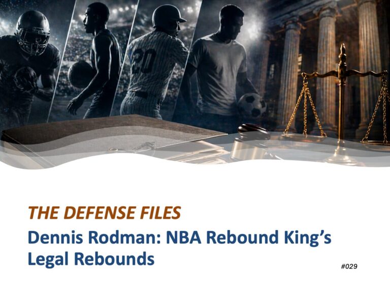 Dennis Rodman: NBA Rebound King’s Legal Rebounds