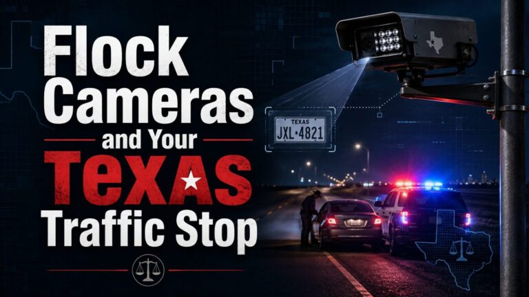 Flock Cameras and Your Texas Traffic Stop