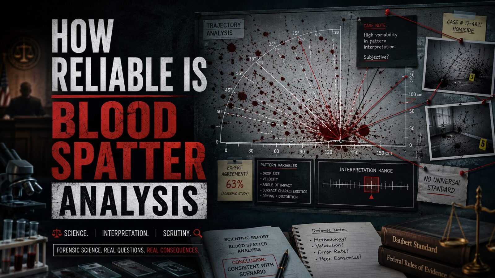 How Reliable Is Blood Spatter Analysis?
