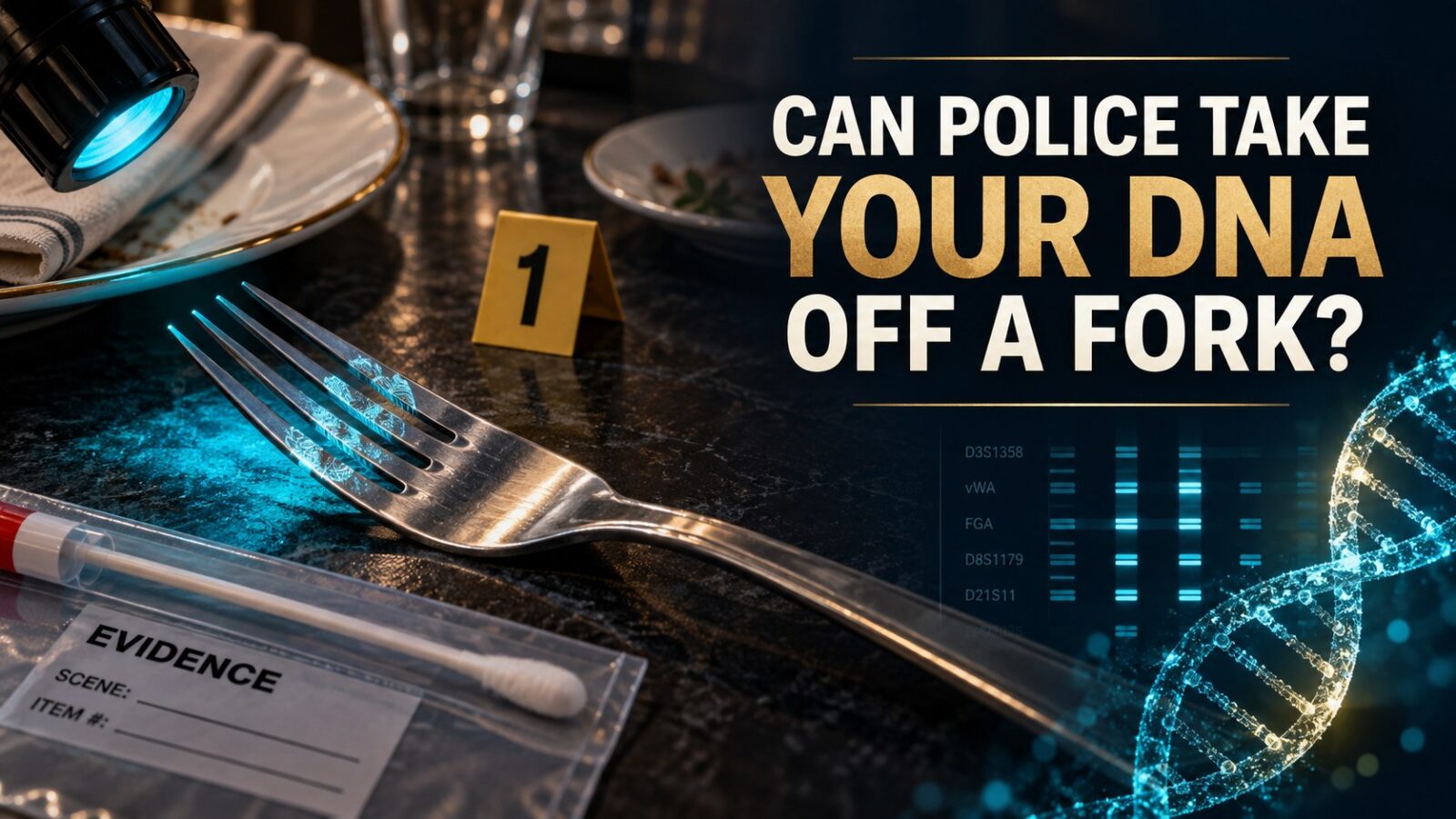 Can Police Take Your DNA Off a Fork?