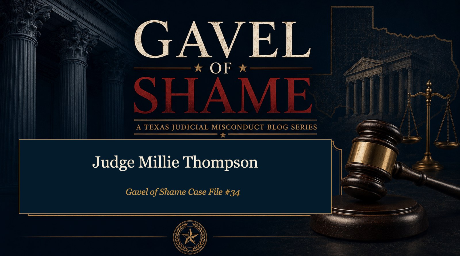 Judge Thompson Admonished Years After Resigning