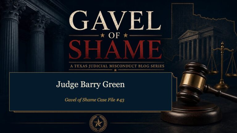Judge Green Admonished Over Amnesty Docket Pleas