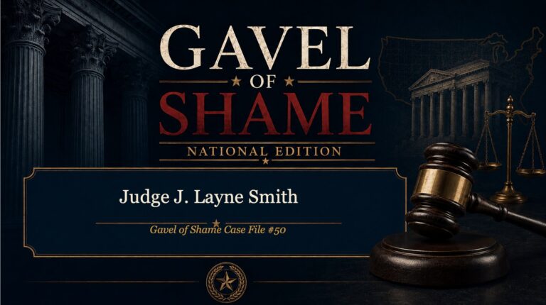 Judge Smith Reprimanded for ‘Shoot All Three of You’