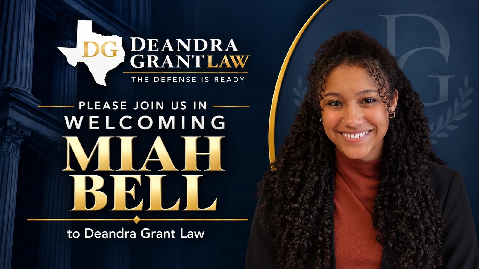 Deandra Grant Law Welcomes Attorney Miah Bell